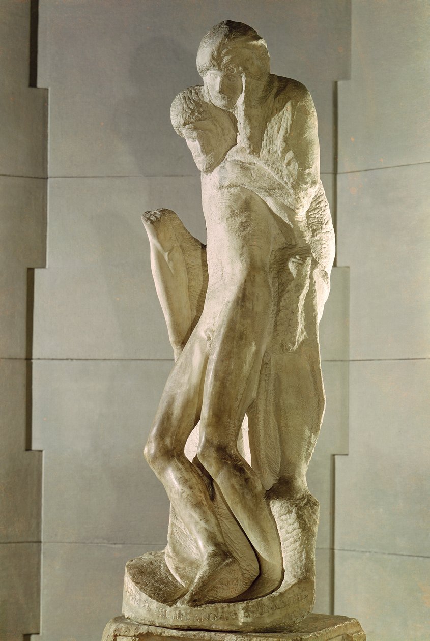 Pietà Rondanini, 1564 (marmo) da Michelangelo Buonarroti