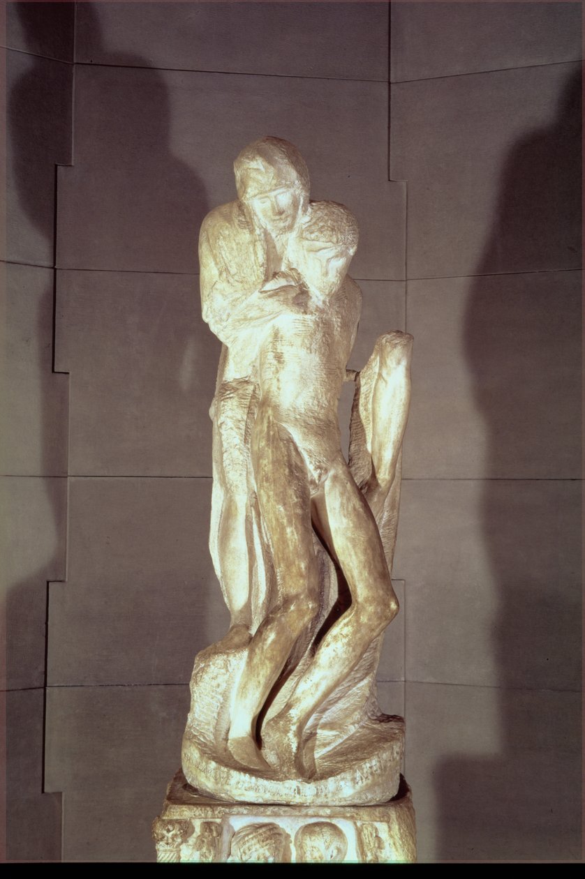 Pietà Rondanini, 1564 (marmo) da Michelangelo Buonarroti