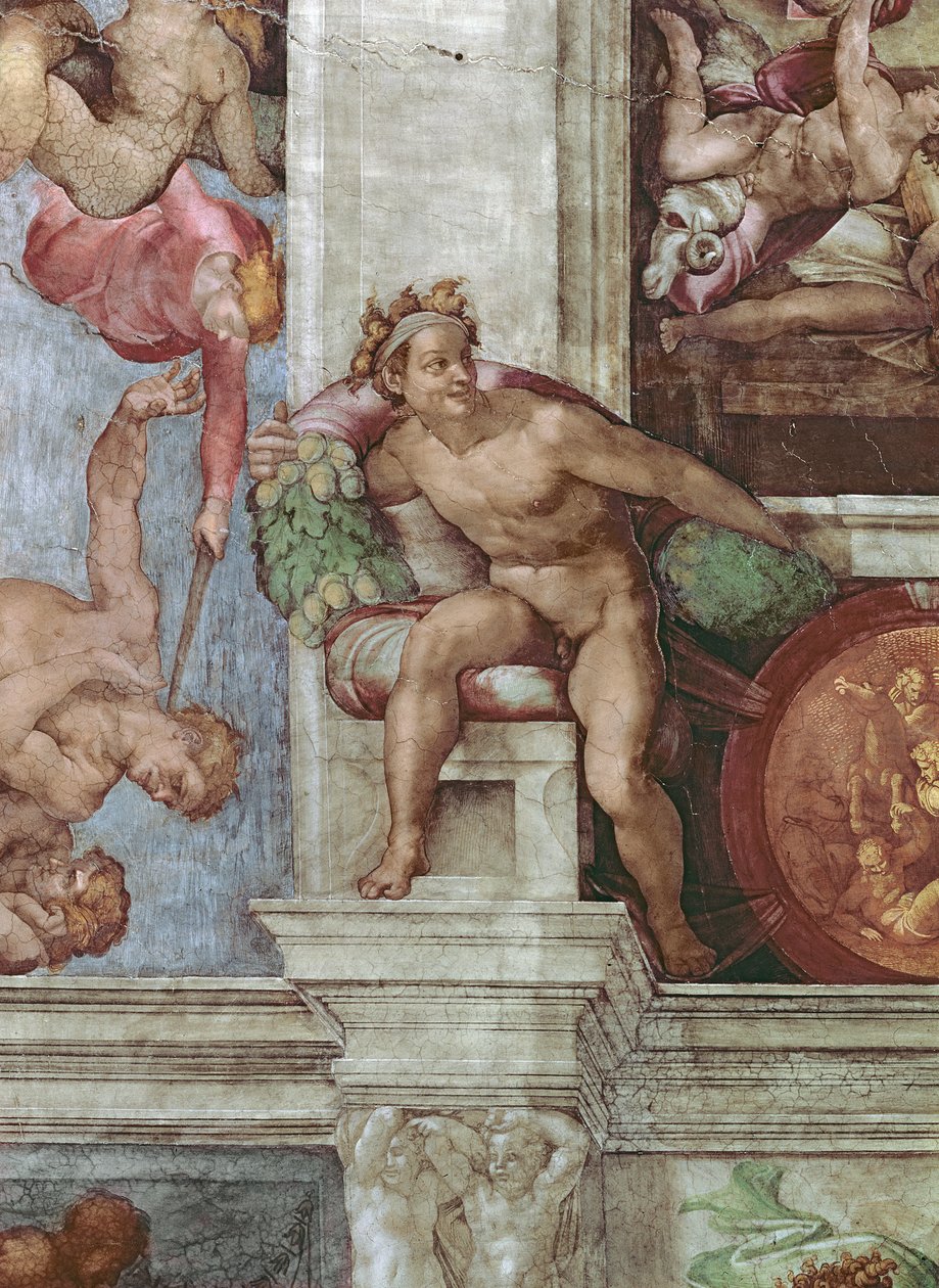 Volta della Cappella Sistina: Espulsione di Adamo ed Eva dal Giardino dell