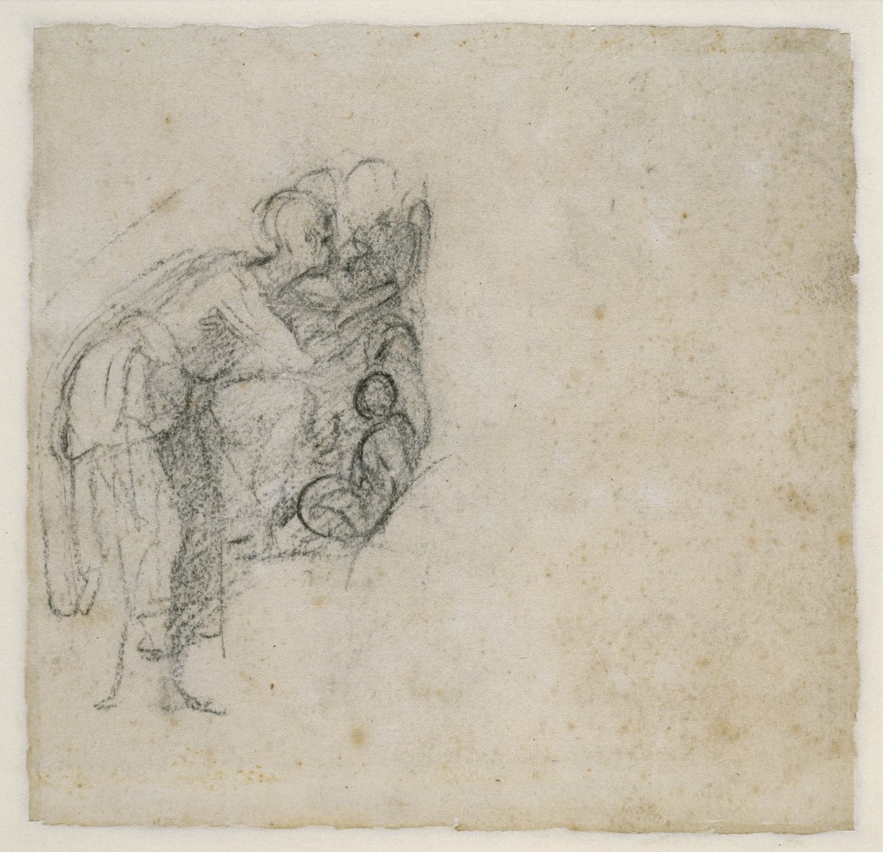 Studio di un gruppo di figure da Michelangelo Buonarroti