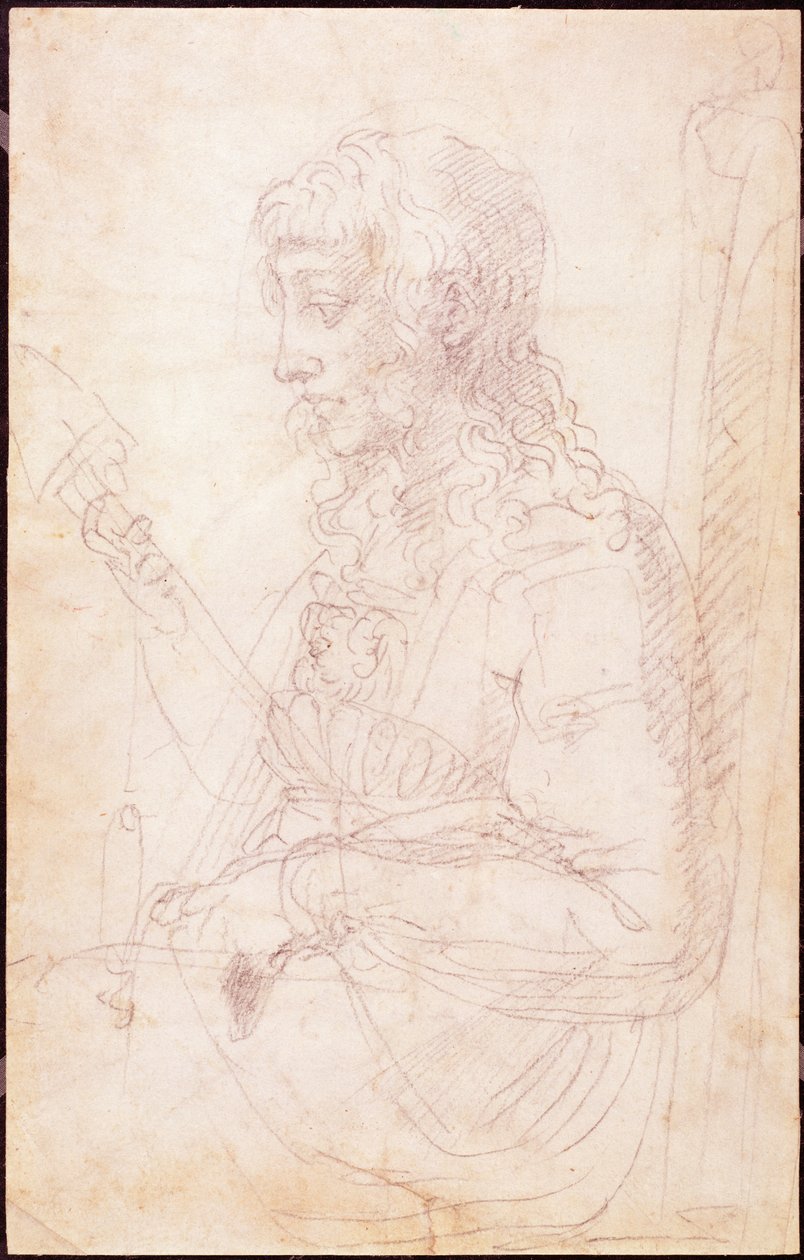 W.40 Schizzo di una Figura Femminile da Michelangelo Buonarroti
