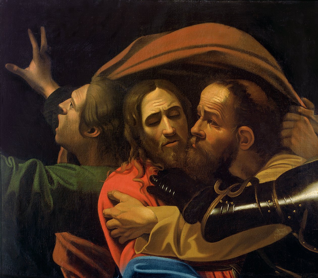 La cattura di Cristo (dettaglio) da Michelangelo Merisi Caravaggio