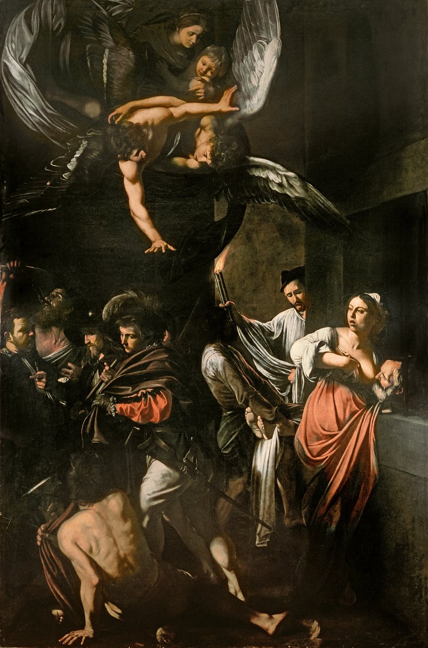 Le sette opere di misericordia, 1607 da Michelangelo Merisi Caravaggio