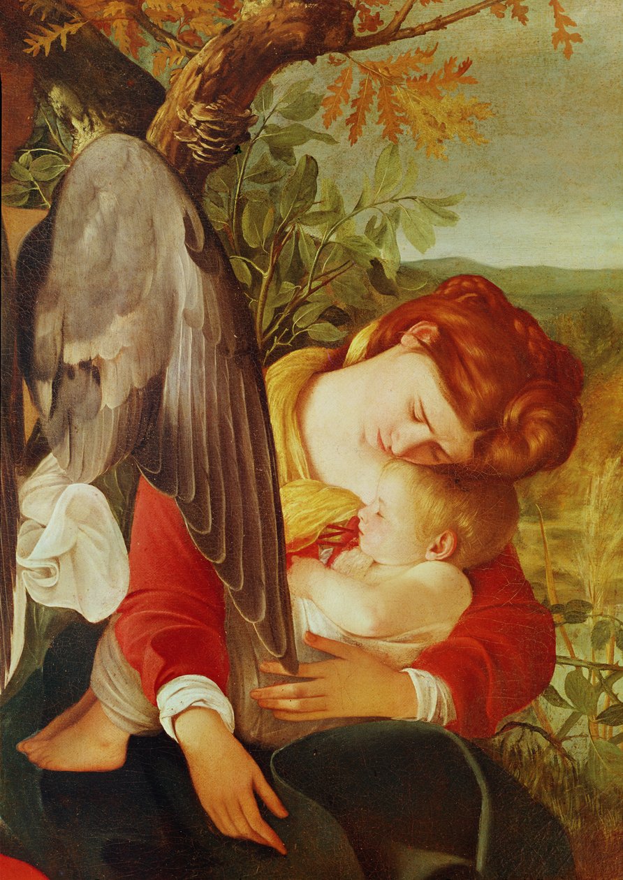Riposo durante la fuga in Egitto, c.1603 (dettaglio) da Michelangelo Merisi Caravaggio