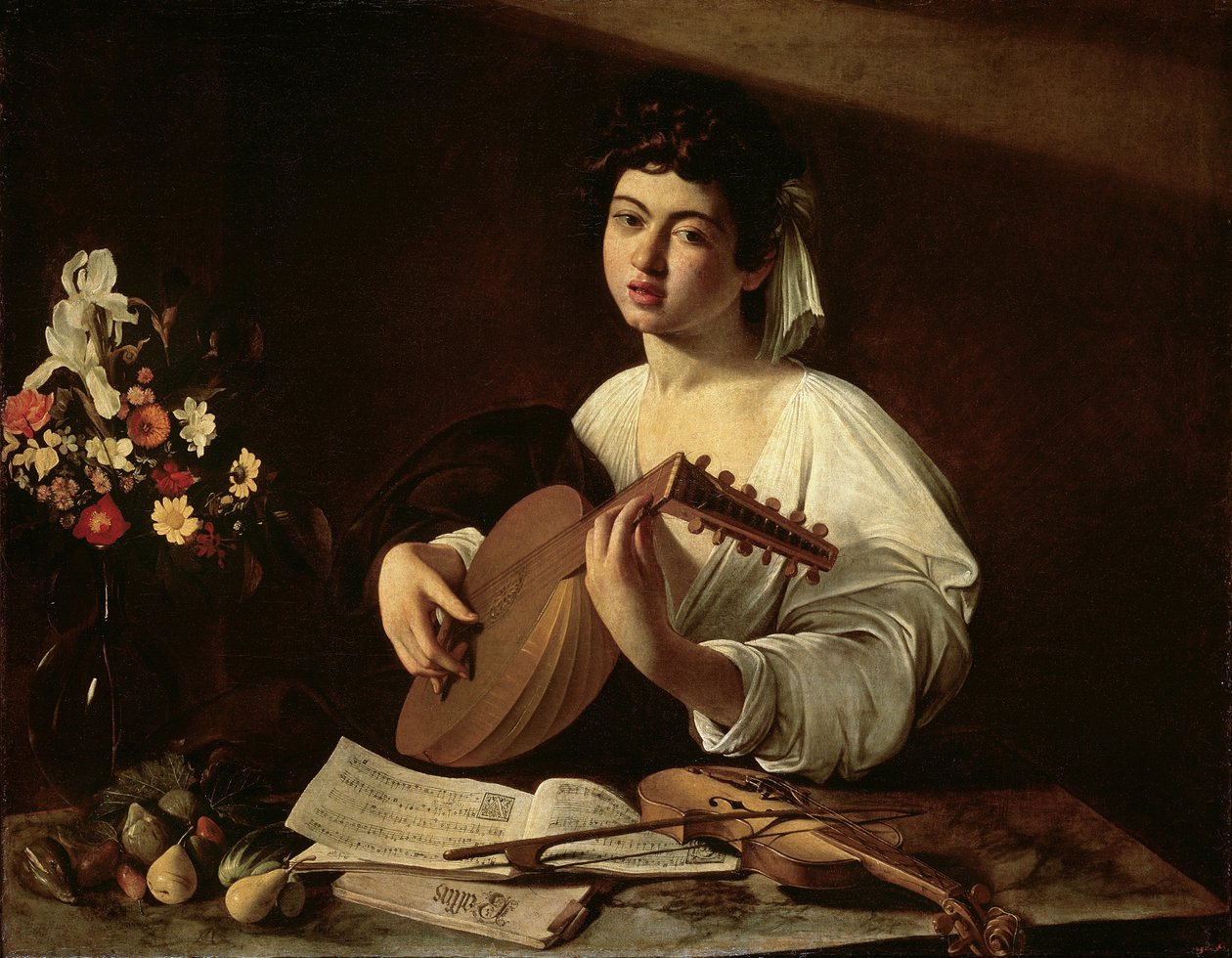 Il Suonatore di Liuto da Michelangelo Merisi Caravaggio