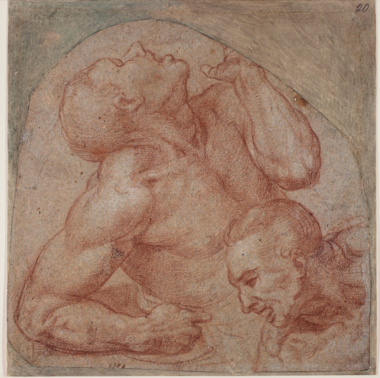 Copia dal Giudizio Universale da Michelangelo (after) Buonarroti