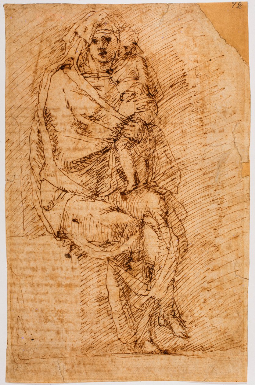 Madonna con Bambino da Michelangelo (after) Buonarroti