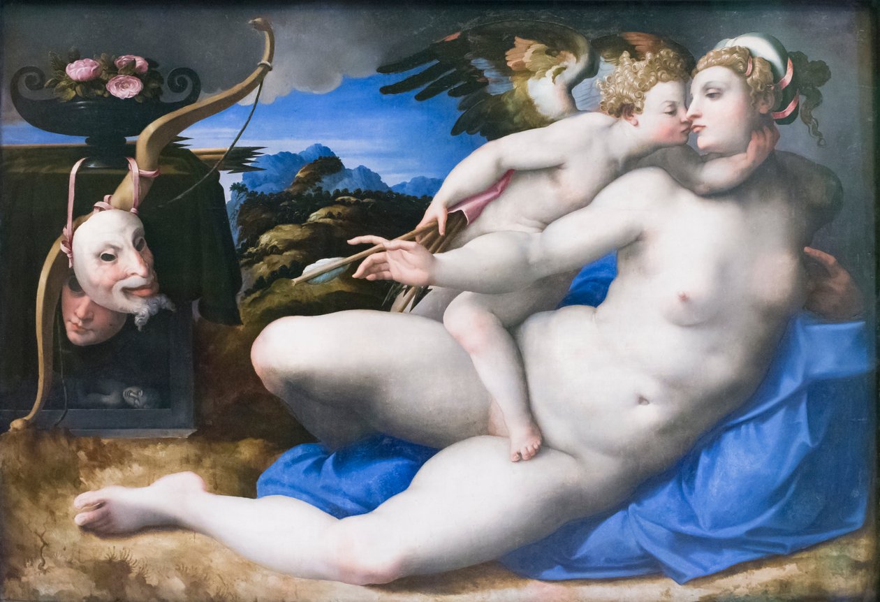 Venere e Cupido da Michelangelo (after) Buonarroti