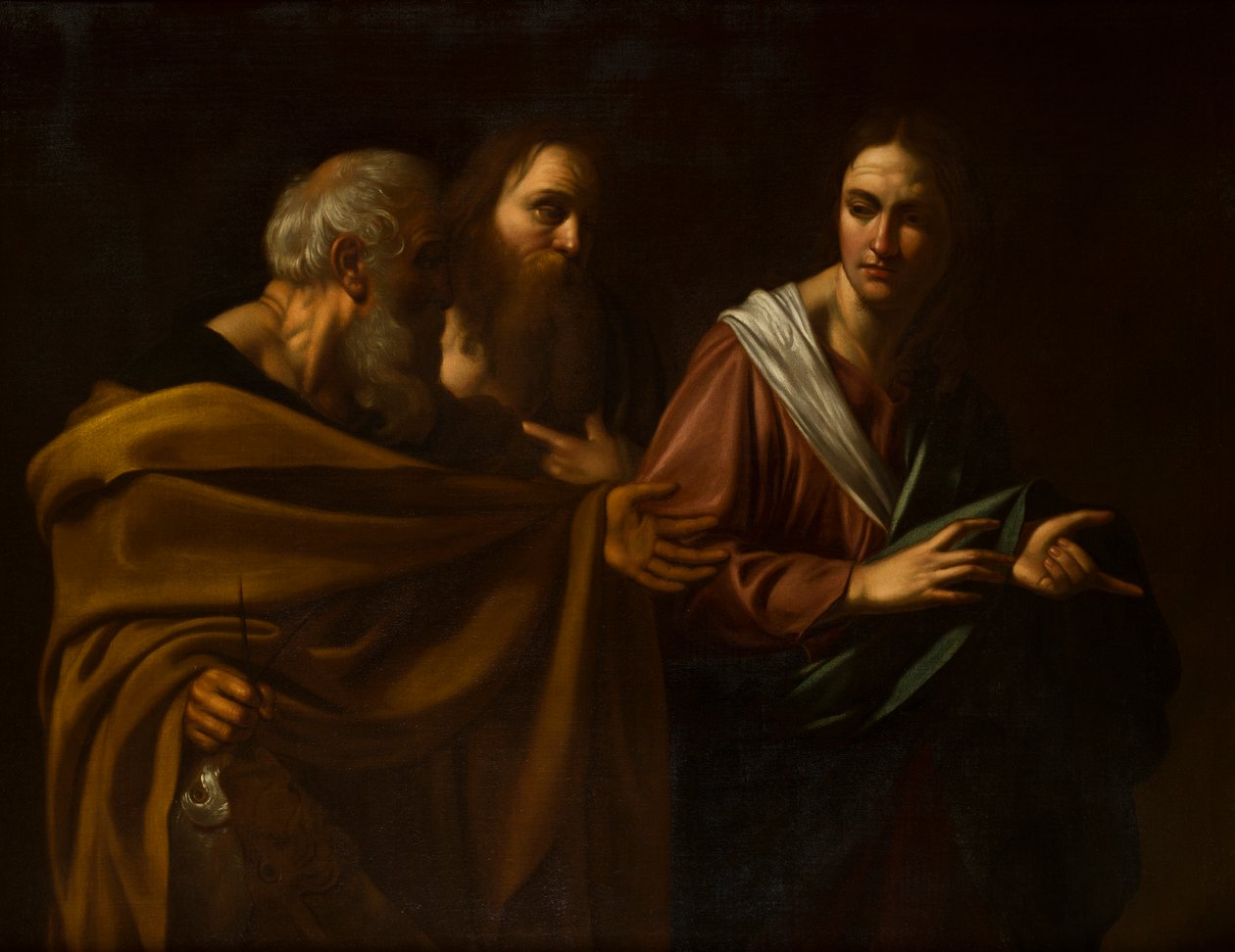 La chiamata dei Santi Pietro e Andrea, c.1593-1610 da Michelangelo (after) Caravaggio