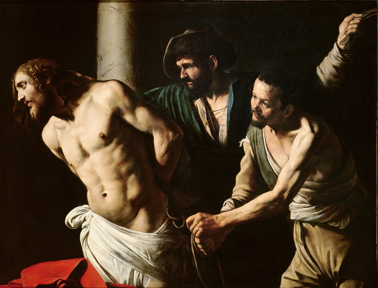 La flagellazione di Cristo, c.1605-7 da Michelangelo (attr. to) Caravaggio