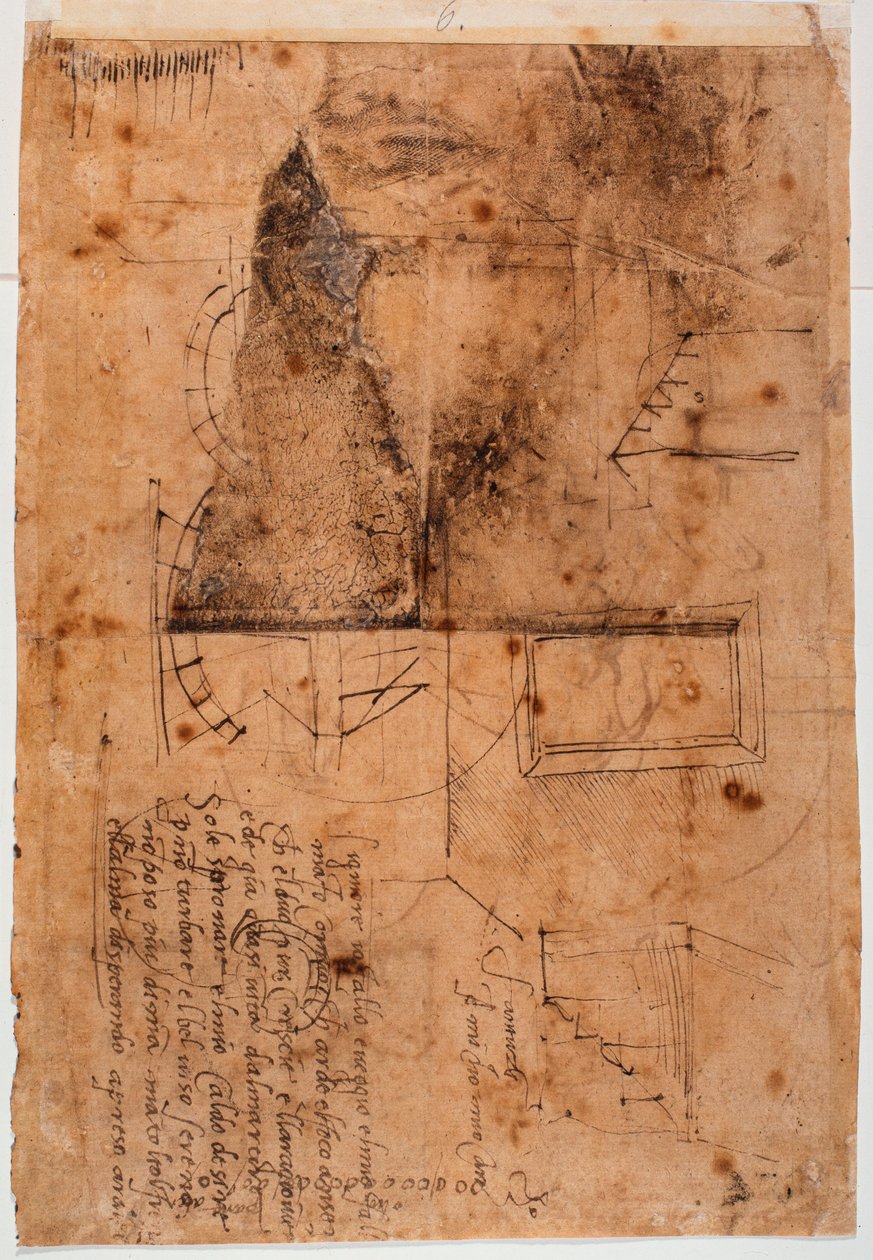 Studi architettonici autografi e frammenti poetici da Michelangelo Buonarroti