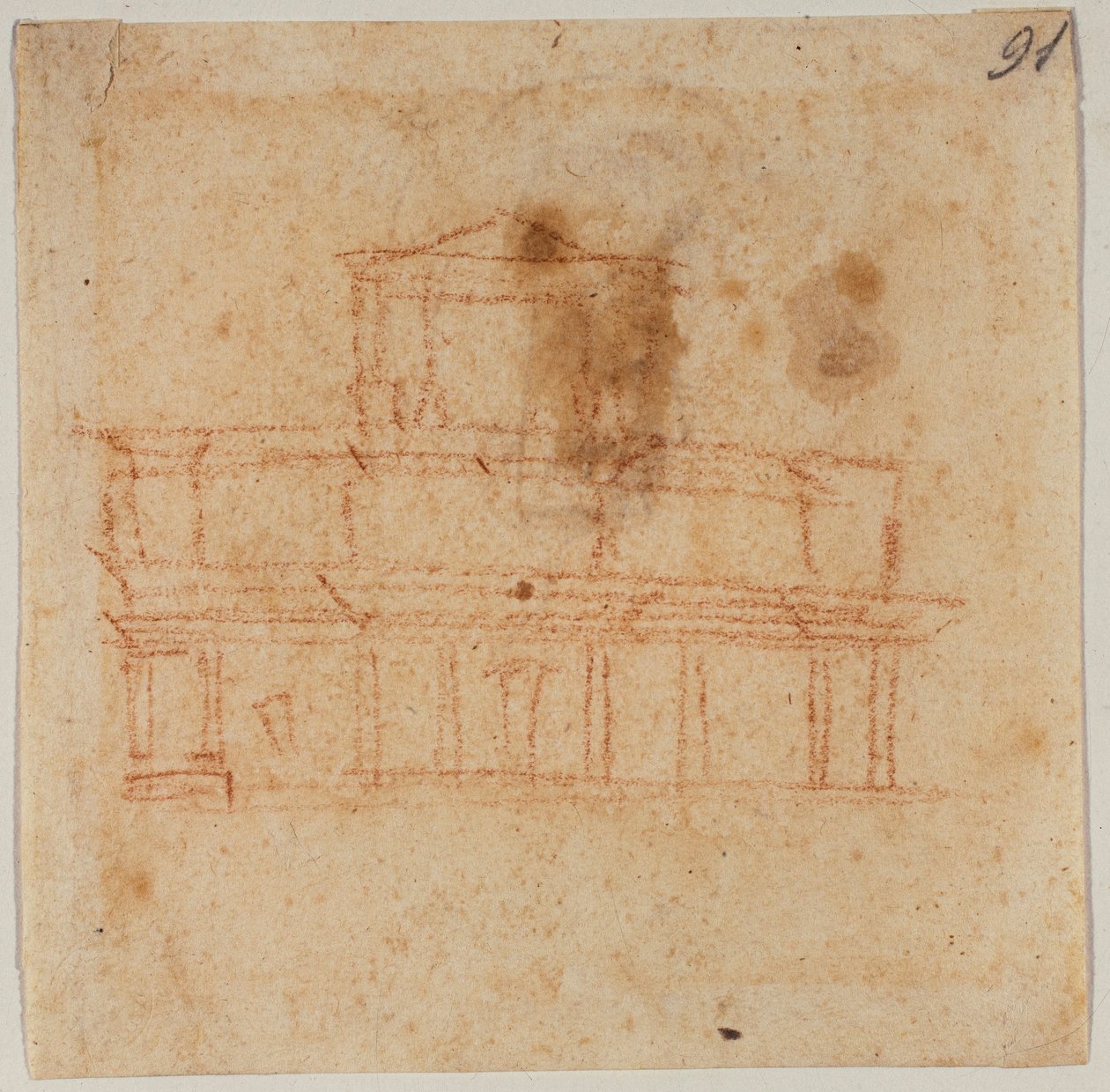 Progetto per la facciata di San Lorenzo da Michelangelo Buonarroti