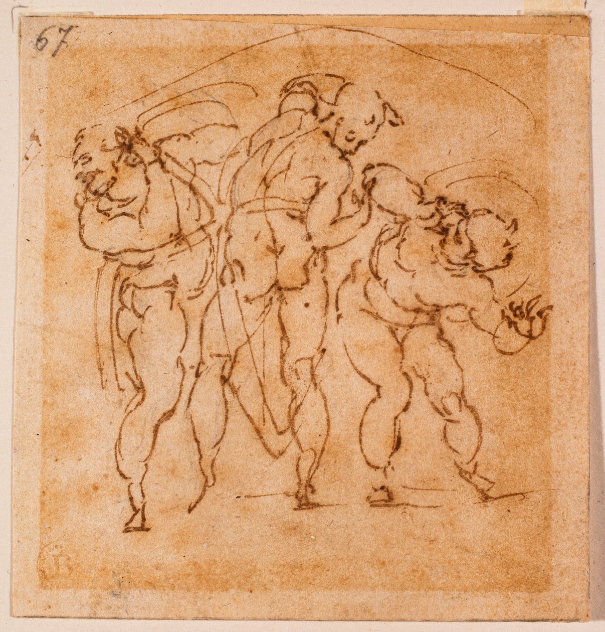 Studio di figura per una 