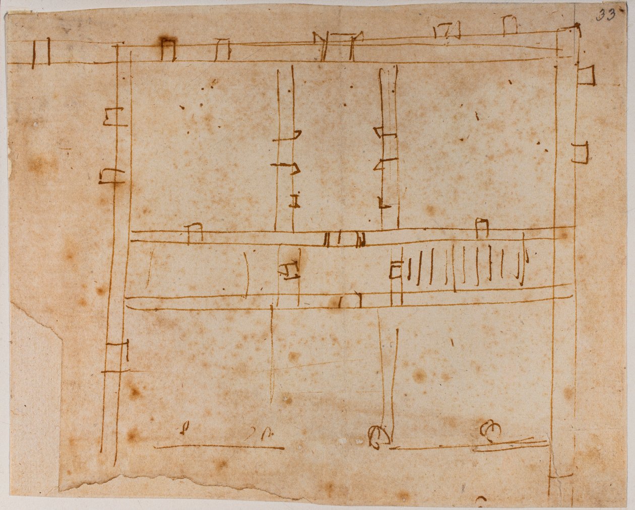 Piano della casa da Michelangelo Buonarroti