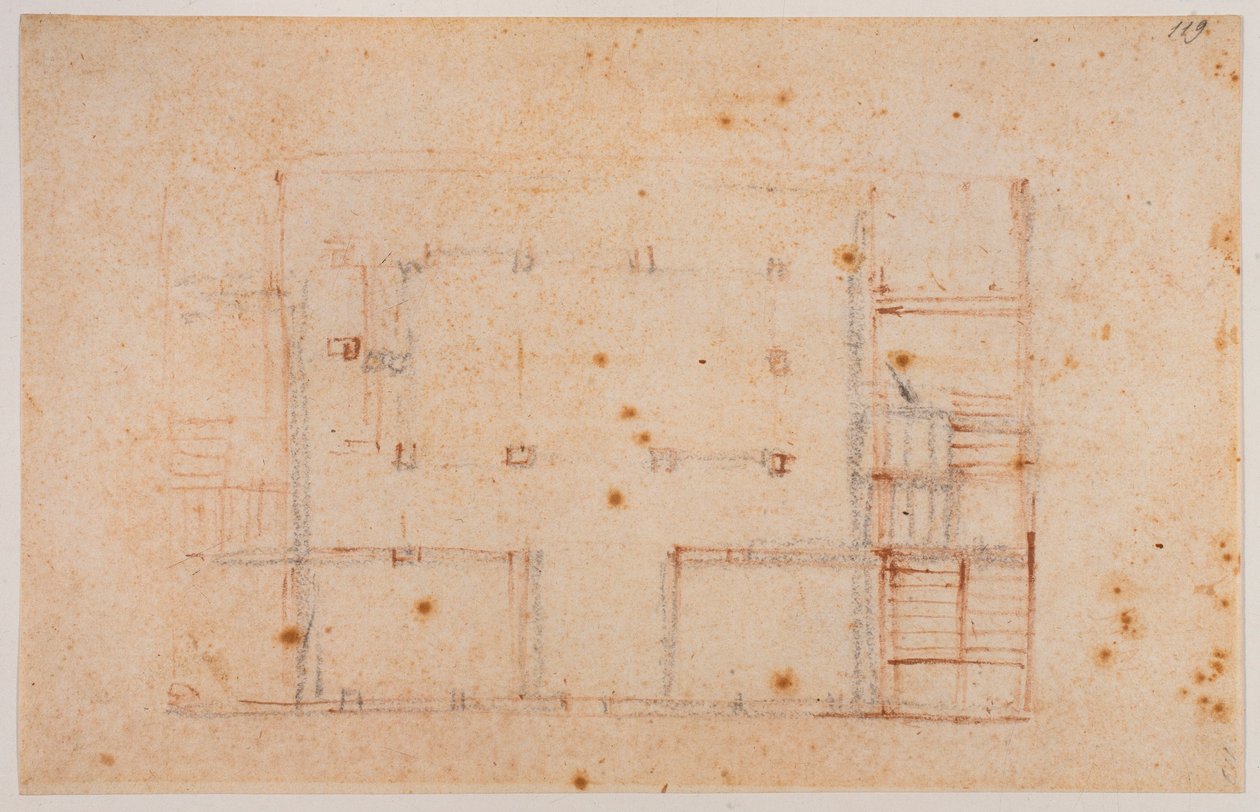 Piano della casa da Michelangelo Buonarroti