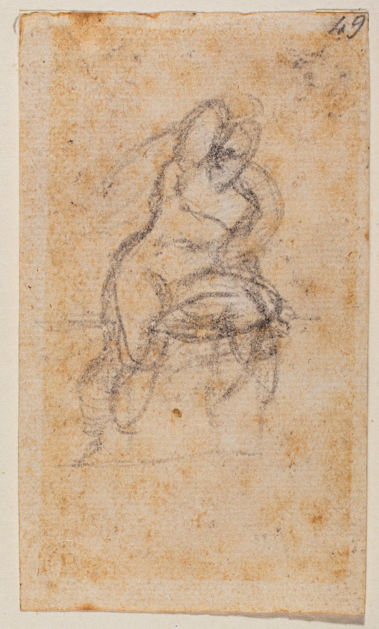 Studio di nudo per la Cappella Sistina da Michelangelo Buonarroti