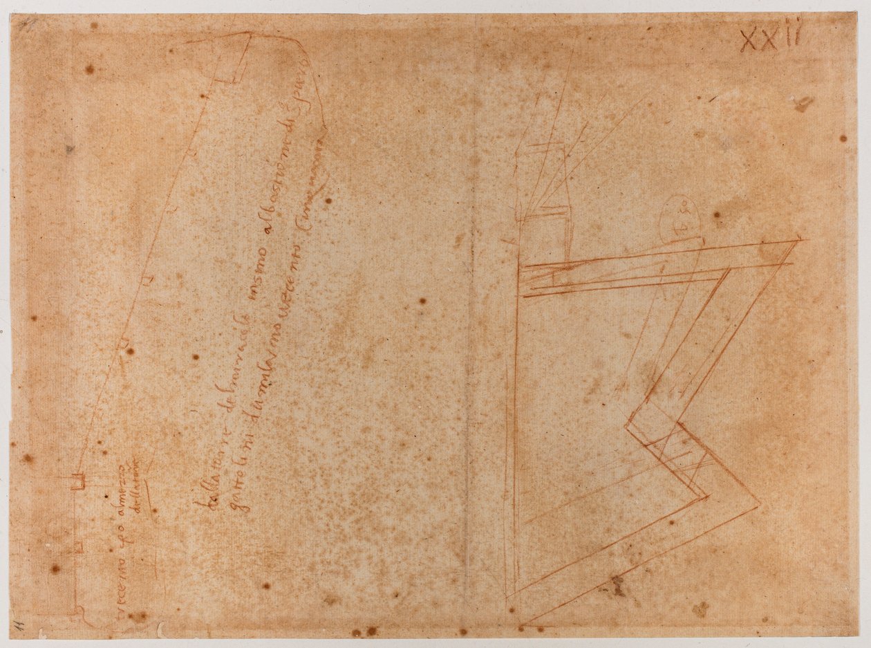 Piano delle mura vicino alla Porta di San Pier Gattolini da Michelangelo Buonarroti