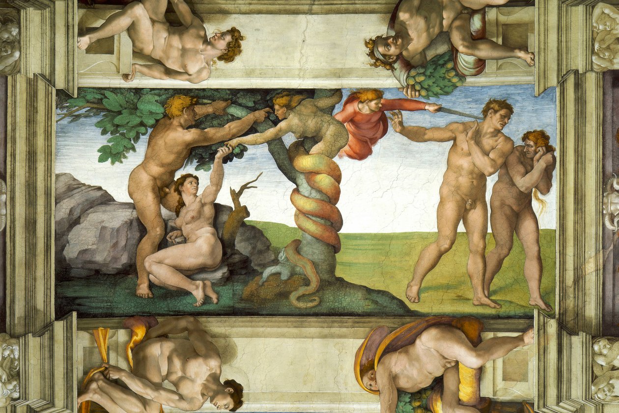 Soffitto della Cappella Sistina: La Caduta dell