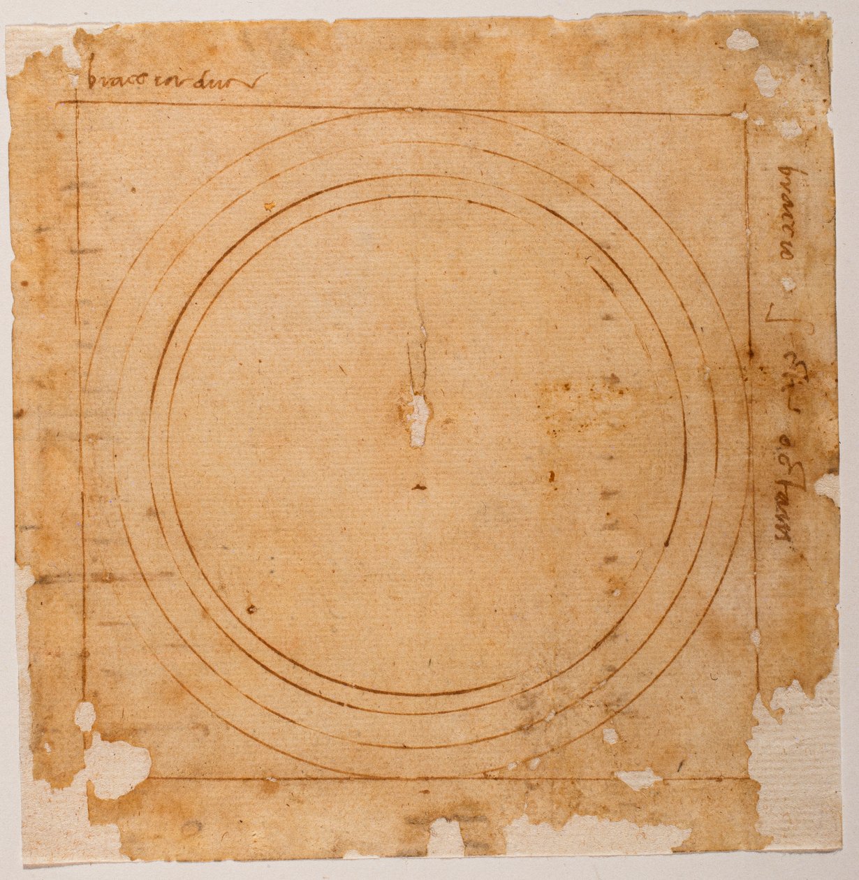 Schizzi per la cupola di Santa Maria del Fiore da Michelangelo Buonarroti