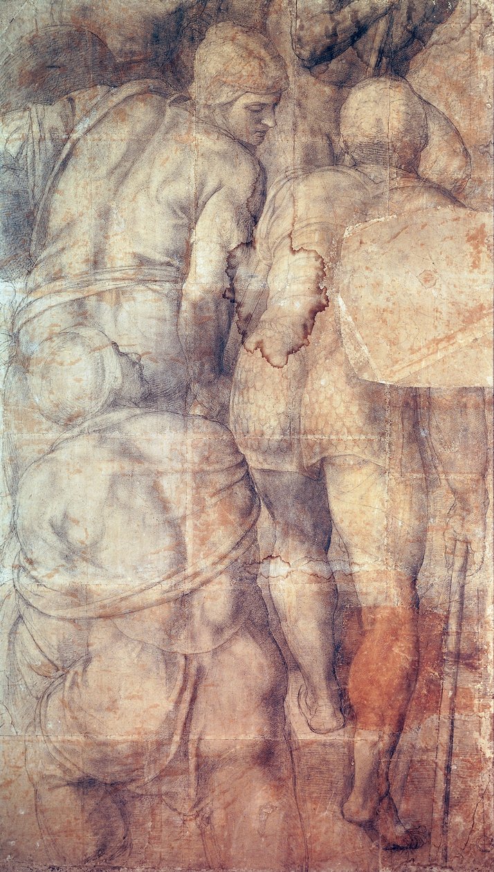 Soldati, cartone preparatorio per l