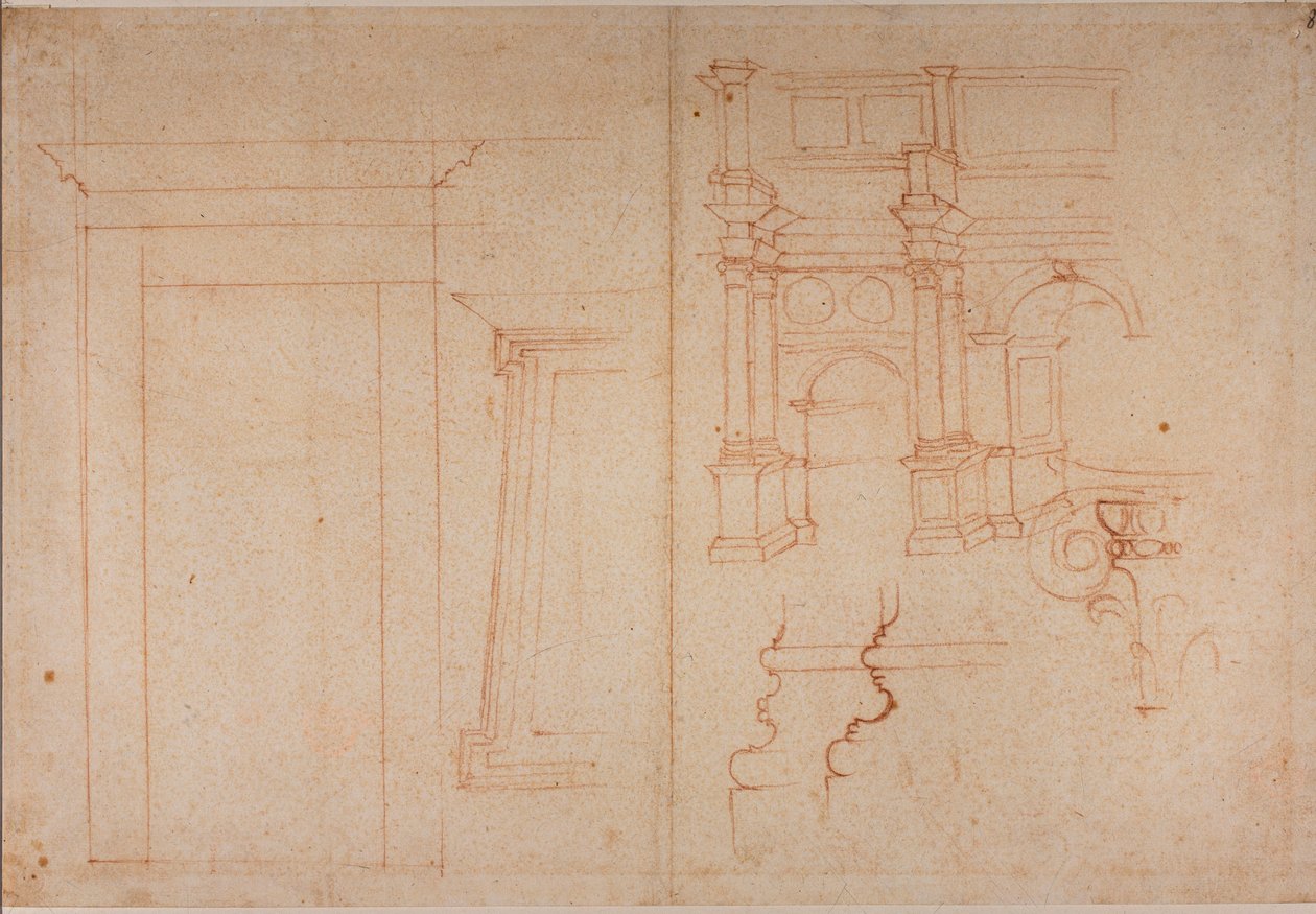 Studi da monumenti romani da Michelangelo Buonarroti