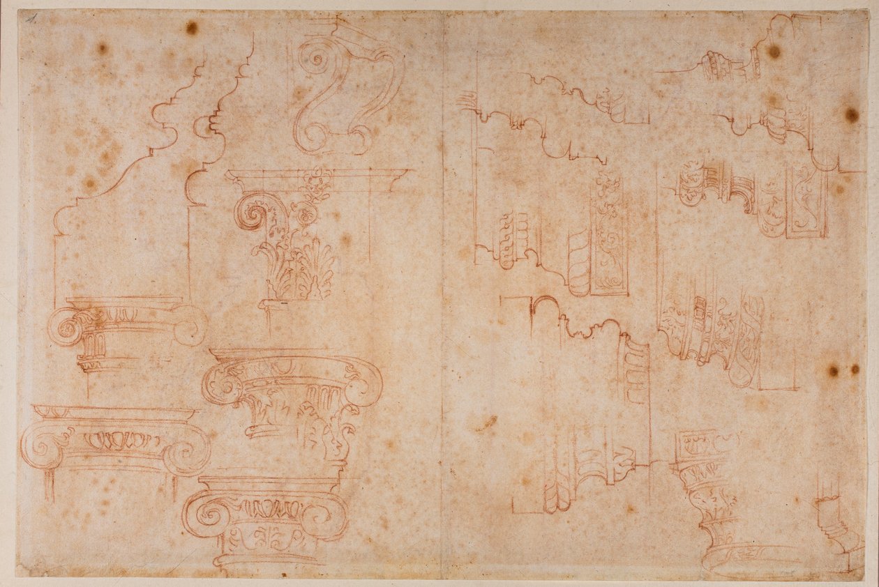 Studi da monumenti romani da Michelangelo Buonarroti