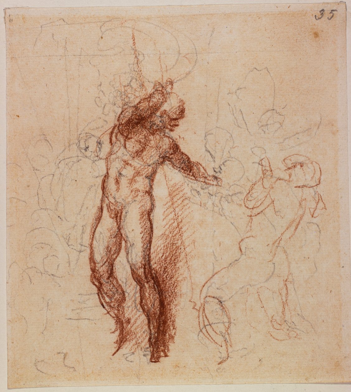 Studio per un Cristo nel Limbo da Michelangelo Buonarroti