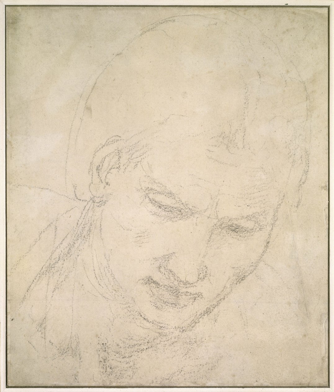 Studio di una testa da Michelangelo Buonarroti
