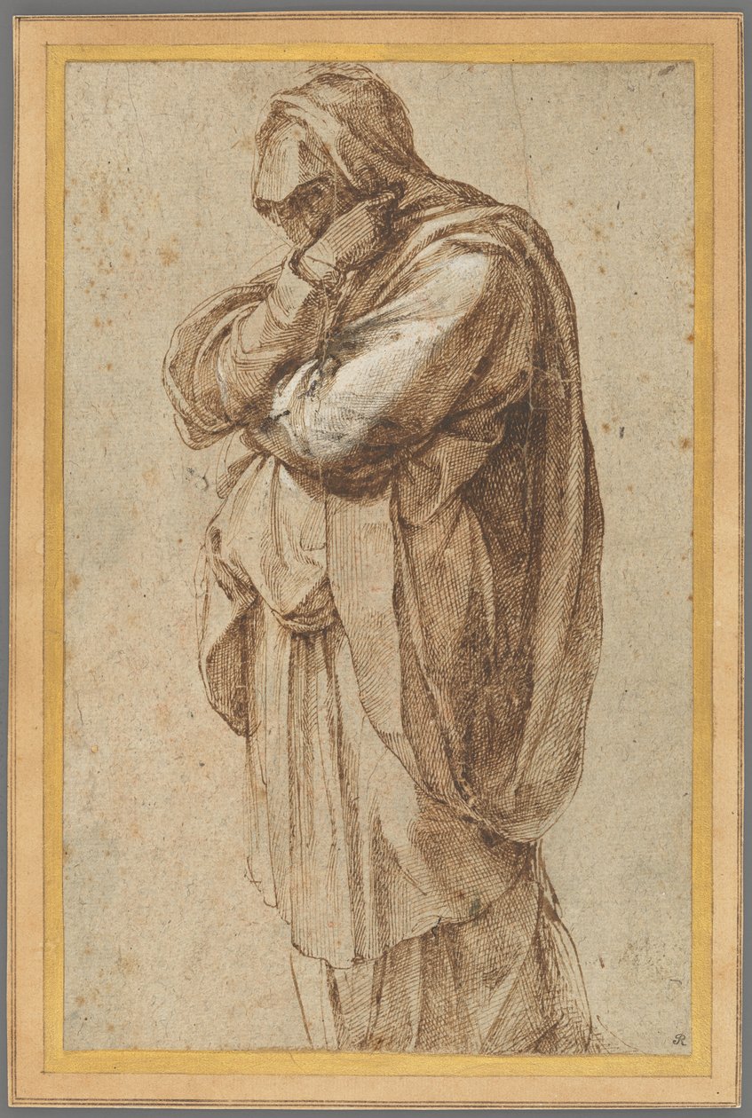 Studio di una donna in lutto da Michelangelo Buonarroti