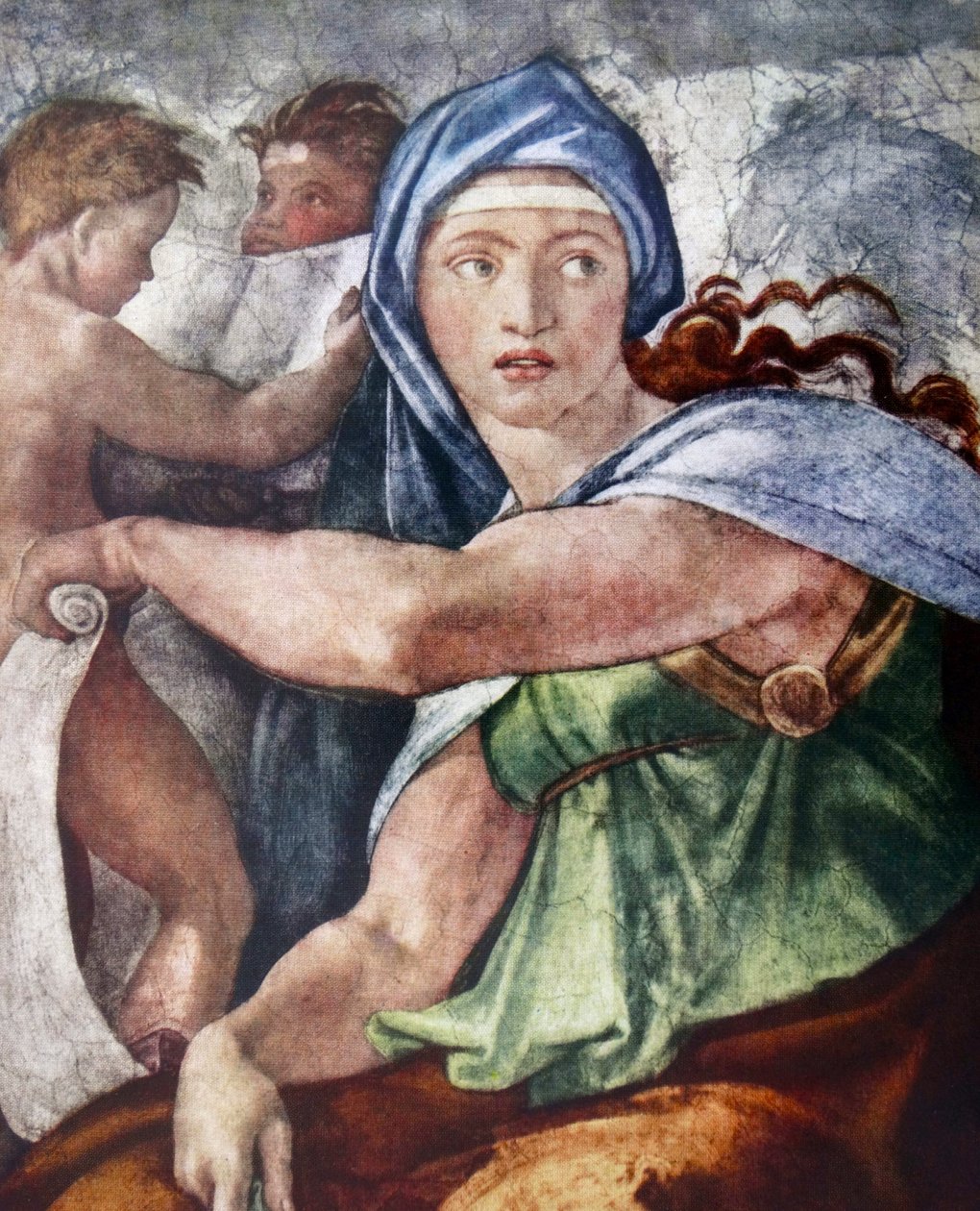 La Sibilla Delfica (dettaglio) da Michelangelo Buonarroti
