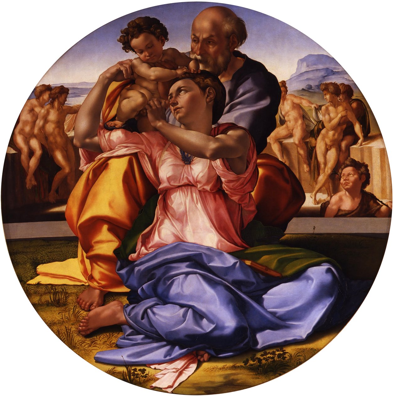 La Sacra Famiglia (Tondo Doni) da Michelangelo Buonarroti