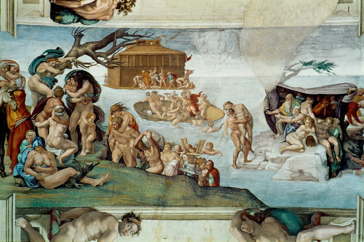 La Cappella Sistina (affresco) da Michelangelo Buonarroti