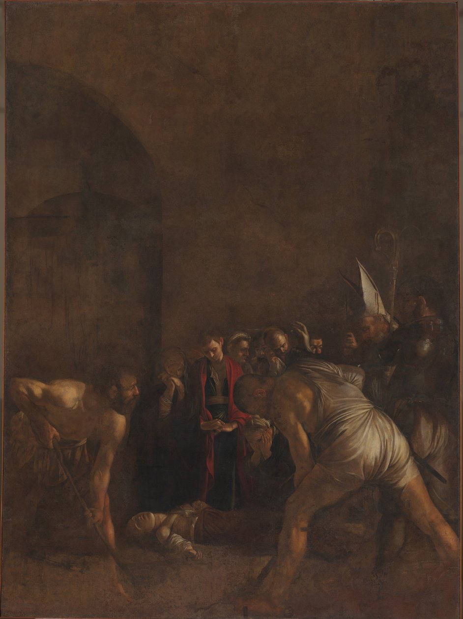 Seppellimento di Santa Lucia, ca 1608 da Michelangelo Caravaggio