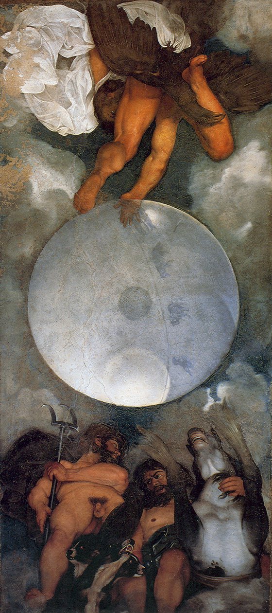 Giove, Nettuno e Plutone, ca. 1597 da Michelangelo Merisi Caravaggio