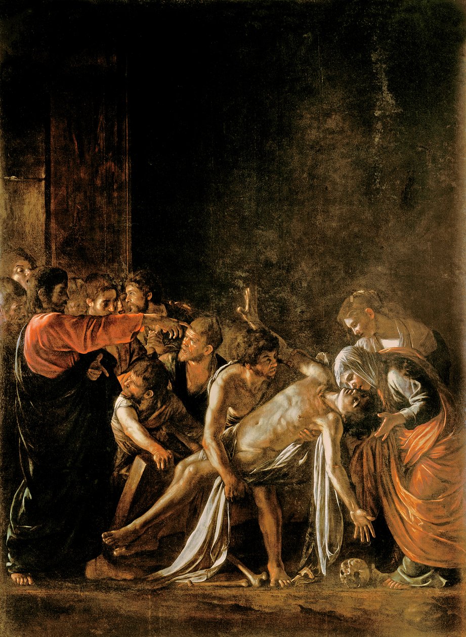 Resurrezione di Lazzaro da Michelangelo Merisi Caravaggio