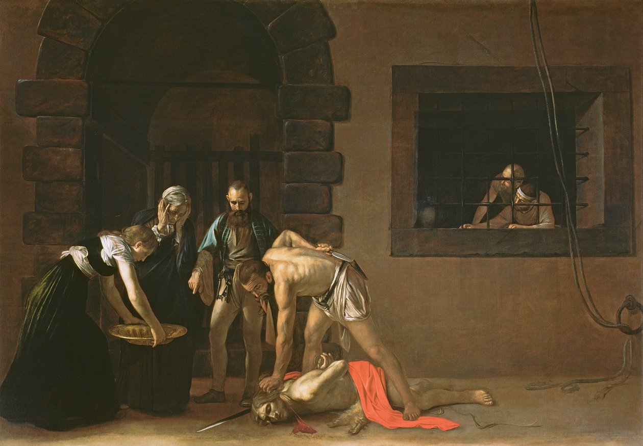 La decapitazione di San Giovanni Battista, 1608 da Michelangelo Merisi Caravaggio