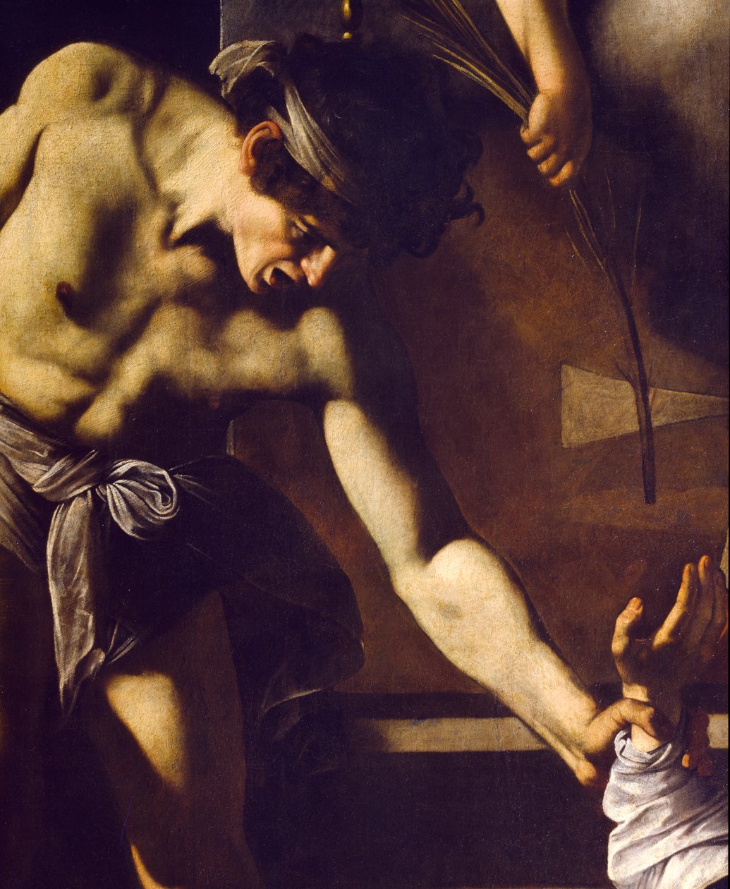 Il Martirio di San Matteo (dettaglio), 1599-1600 da Michelangelo Merisi Caravaggio