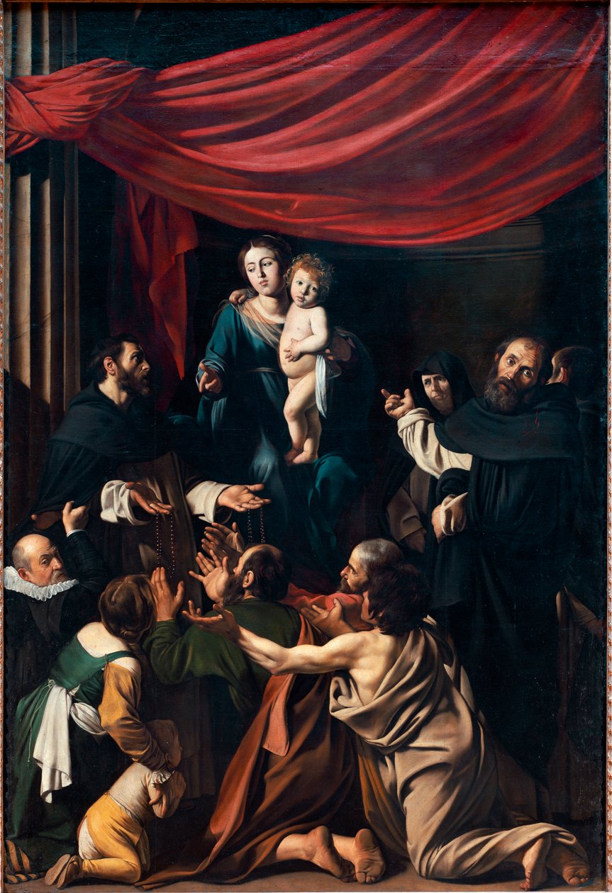 Madonna del Rosario da Michelangelo Merisi da Caravaggio