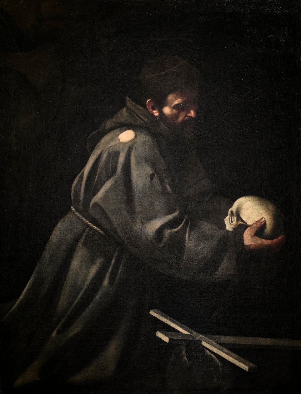 San Francesco in meditazione da Michelangelo Merisi da Caravaggio