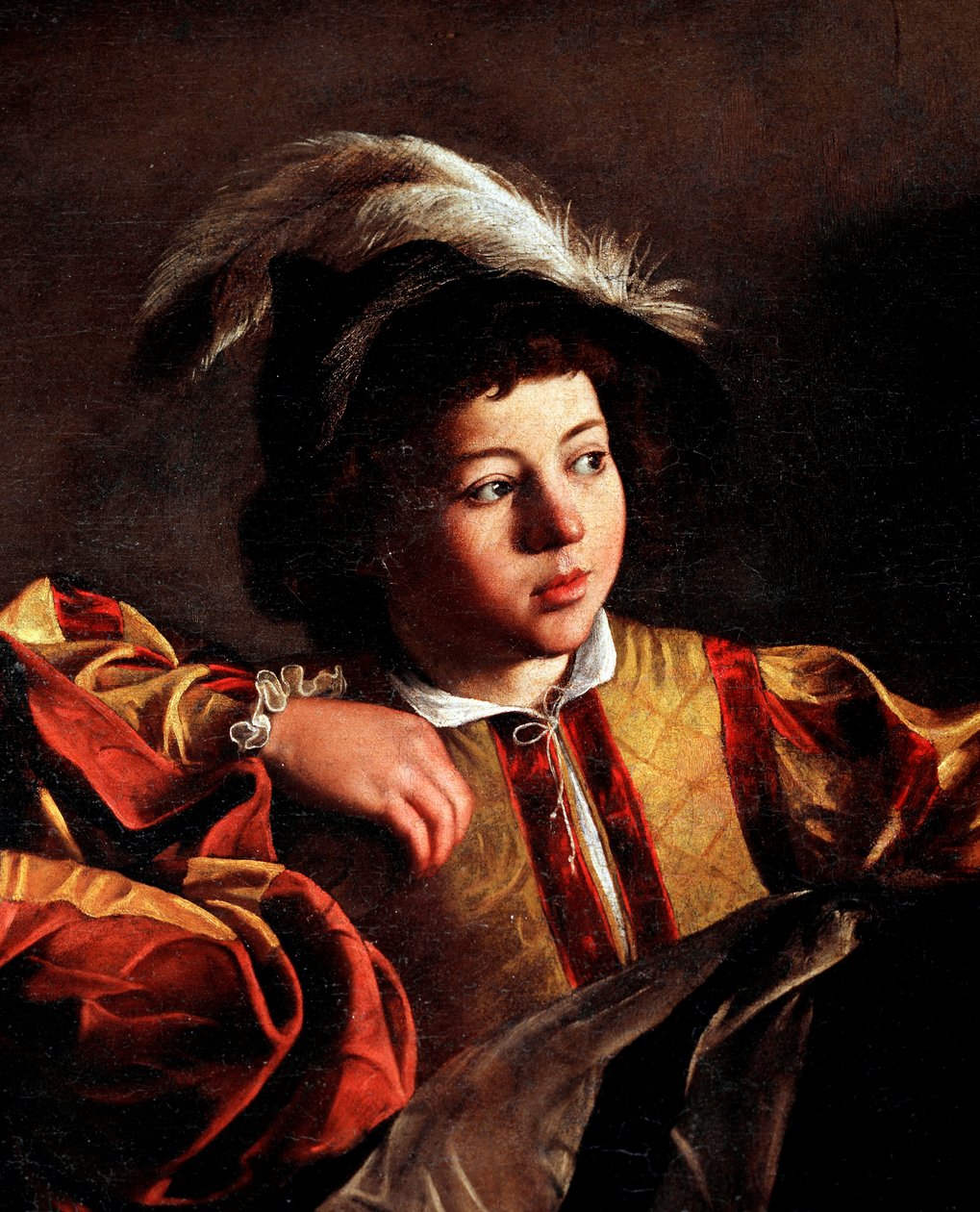 La chiamata di San Matteo (dettaglio) da Michelangelo Merisi da Caravaggio