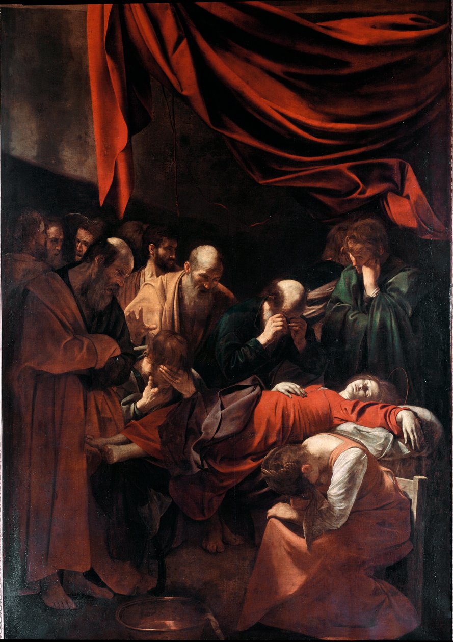 La morte della Vergine da Michelangelo Merisi da Caravaggio