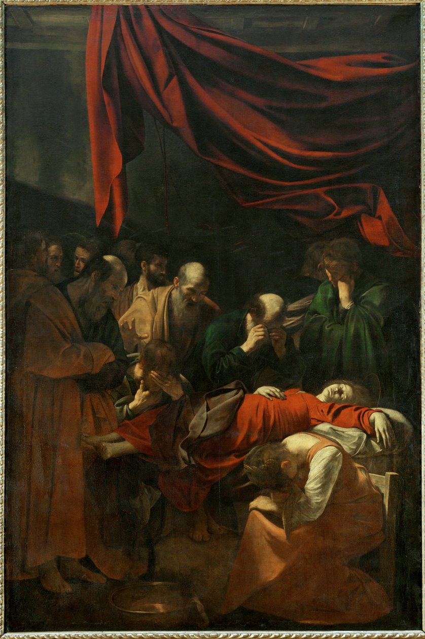 La morte della Vergine ... da Michelangelo Merisi da Caravaggio