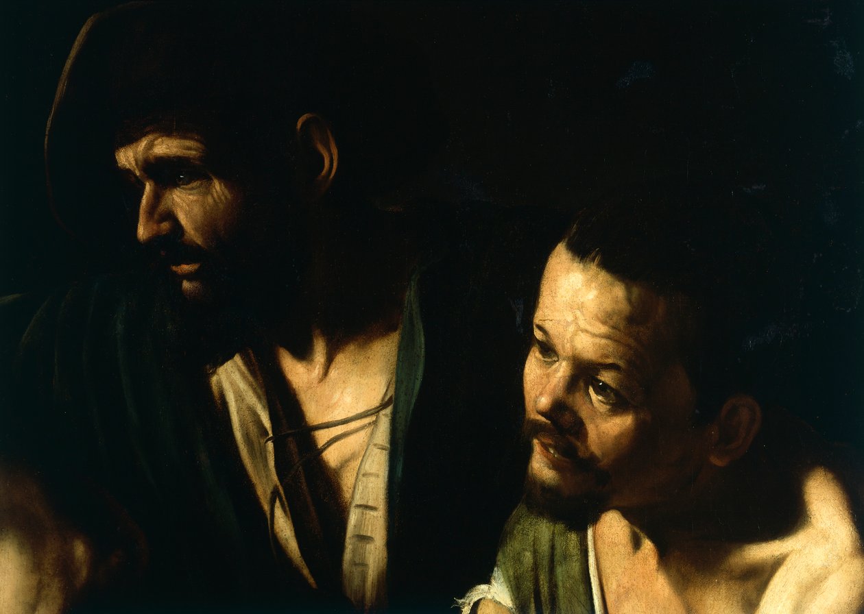 La Flagellazione di Cristo, dettaglio, c.1606 (olio su tela) da Michelangelo Merisi da Caravaggio