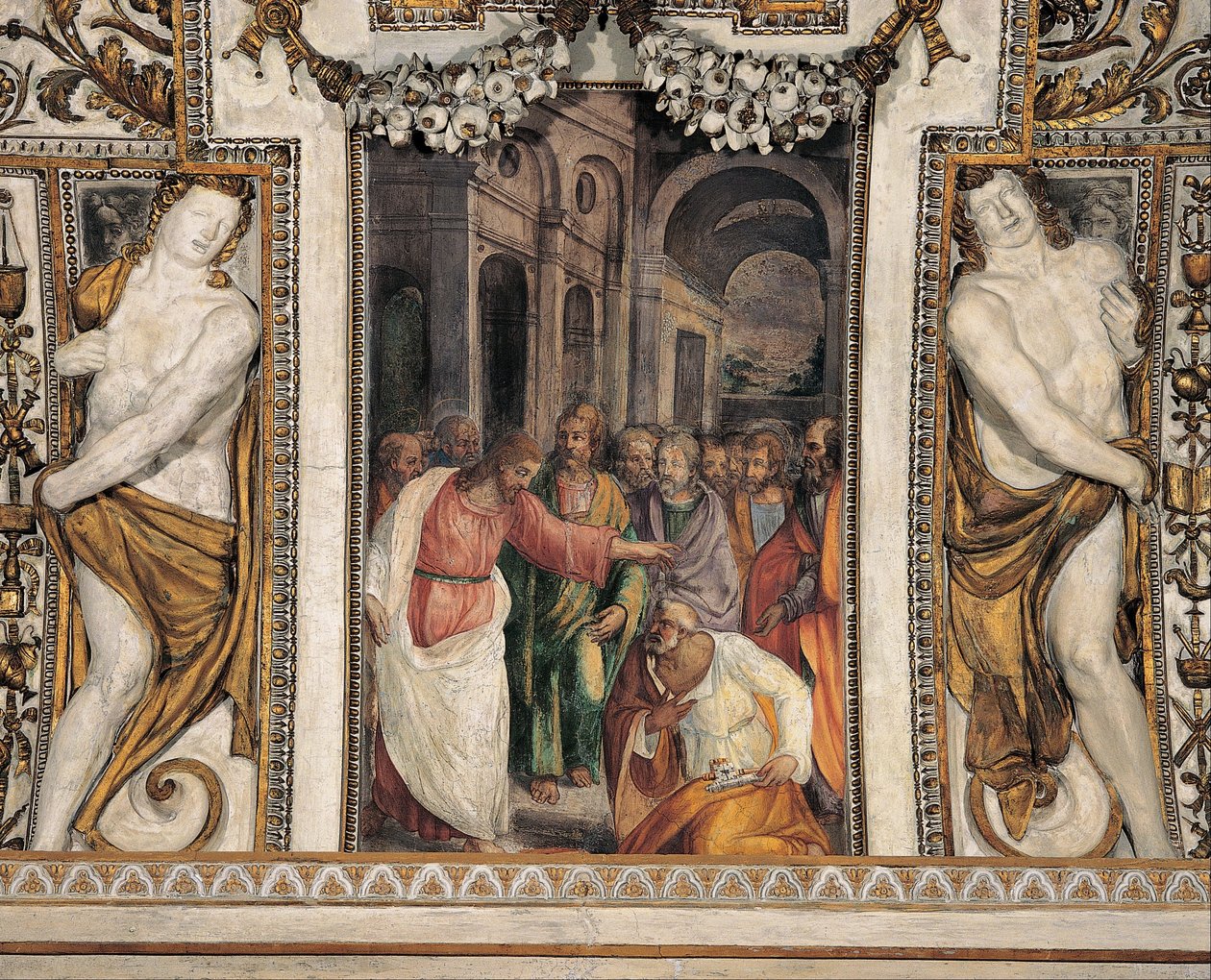 Consegna delle chiavi a San Pietro da Michele Alberti