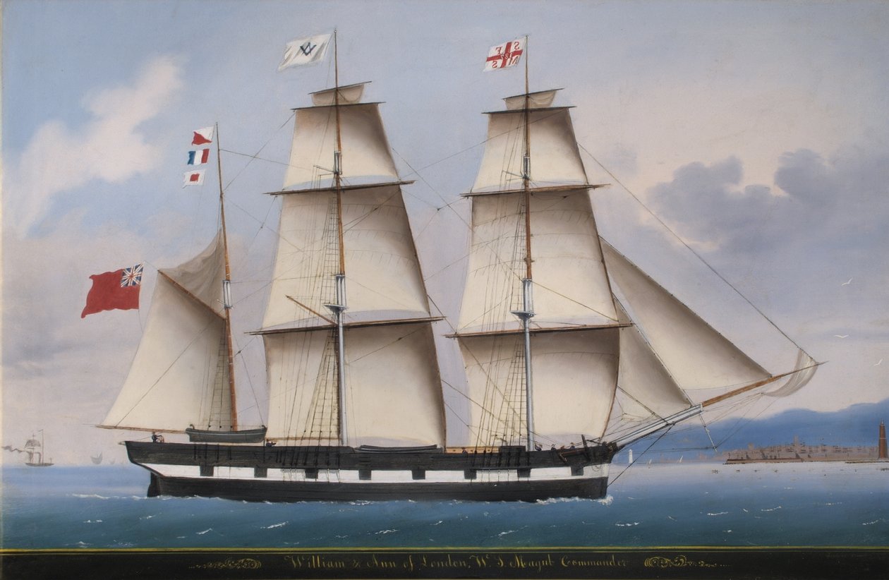 "William e Anne" di Londra, W S Magub, Comandante, 1855 da Michele Renault