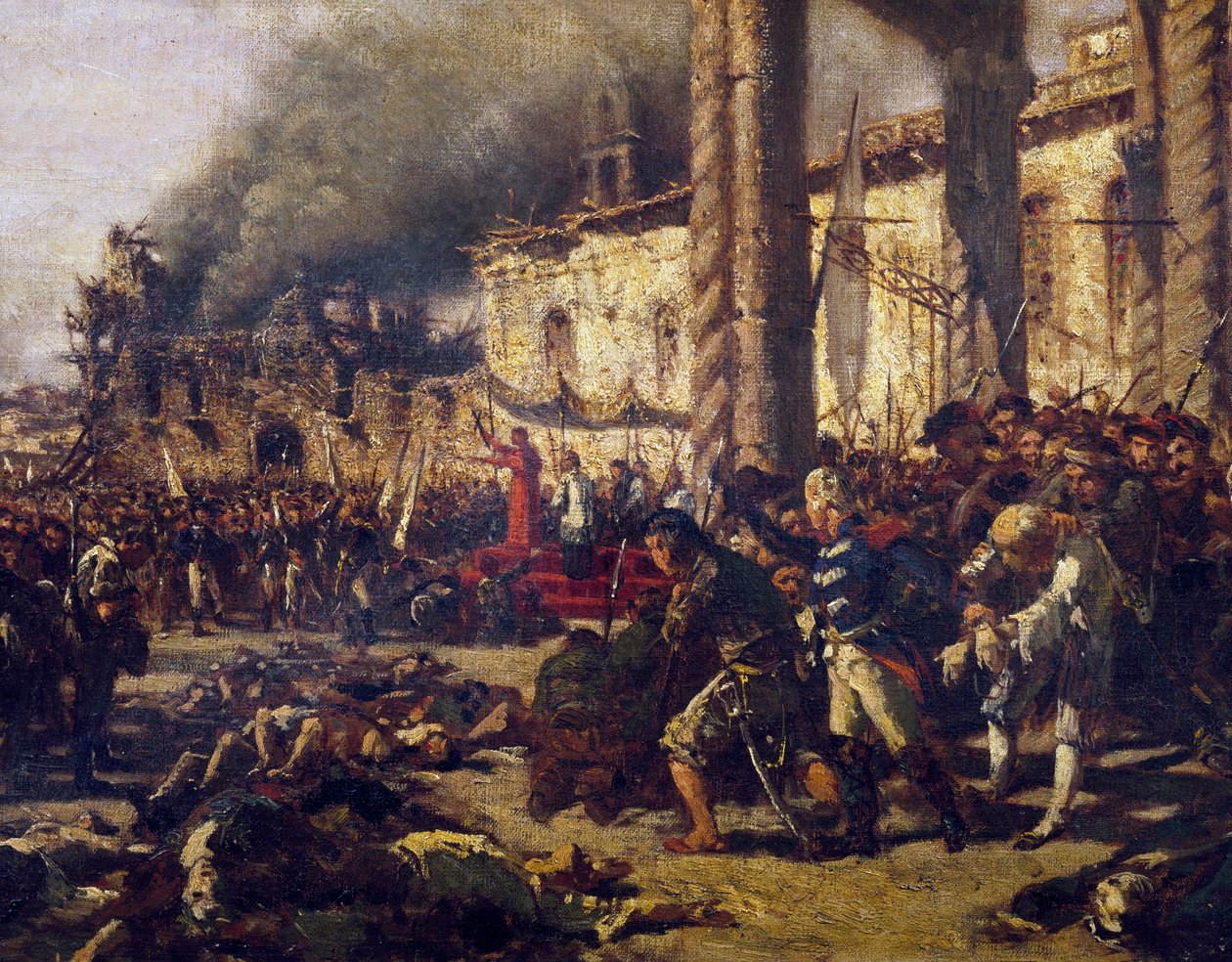 Massacri di Altamura, di Michele Cammarano, Repubblica Napoletana, Italia da Michele Cammarano