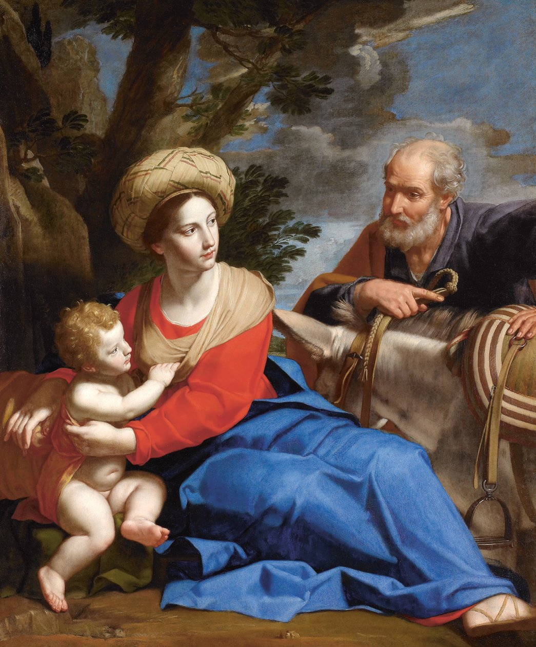 Il riposo durante la fuga in Egitto, c. 1640 da Michele Desubleo
