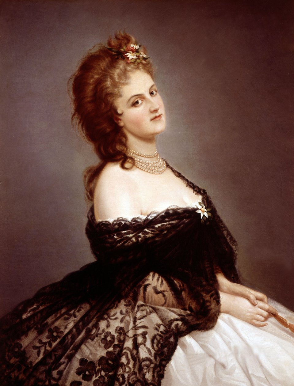 Virginia Oldoini, contessa di Castiglione, dopo una foto di Pierre-Louis Pierson, 1862 da Michele Gordigiani