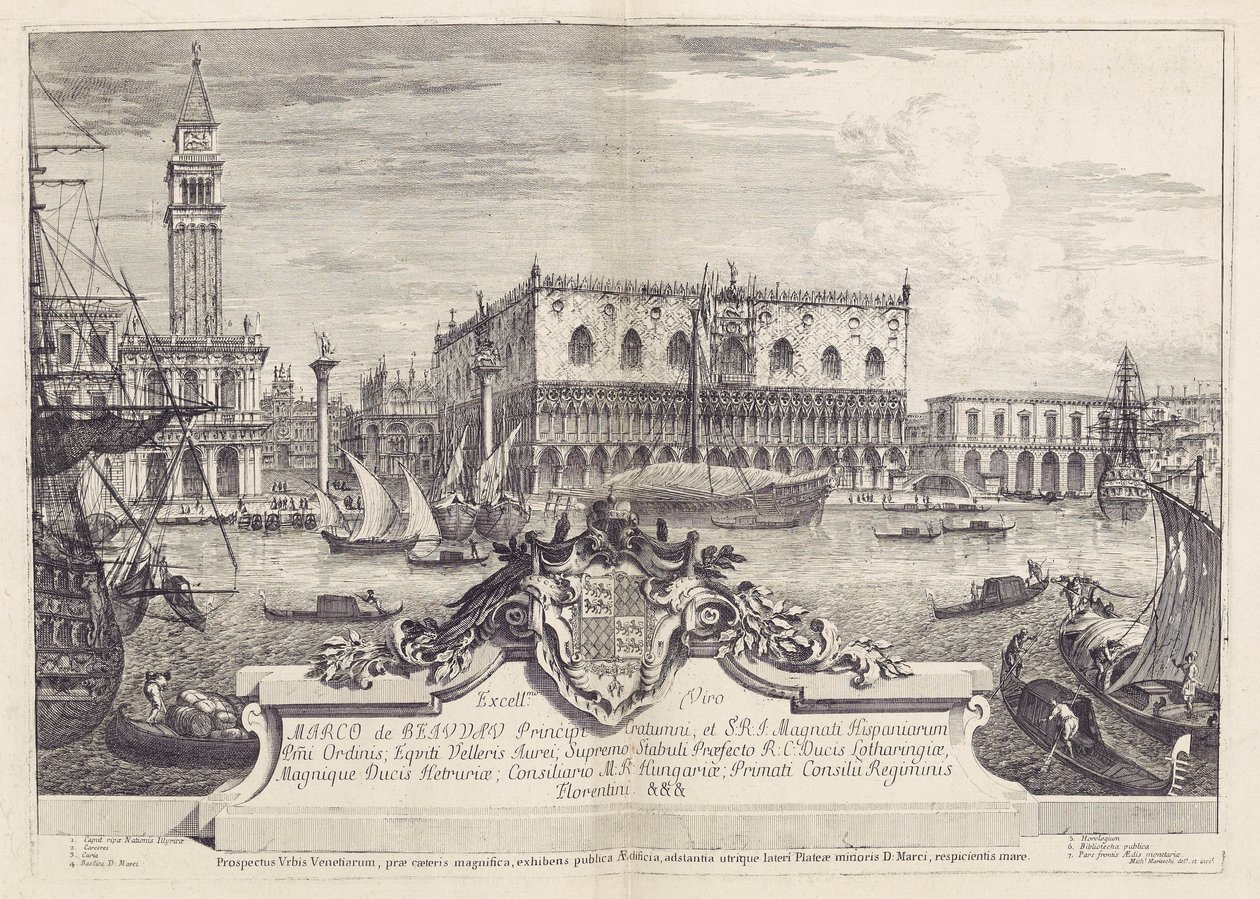 Magnificentiores Selectioresque Urbis Venetiarum Prospectus da Michele Marieschi