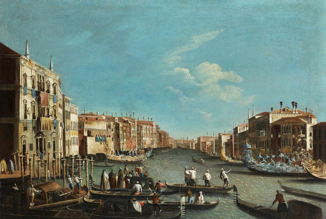 Festa di Michele Marieschi sul Canal Grande da Michele Marieschi